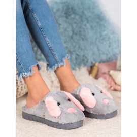 SHELOVET Zapatillas para perros gris 1