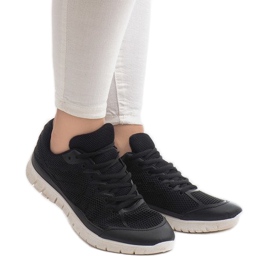 Deportivas negras con malla X-18 negro 3