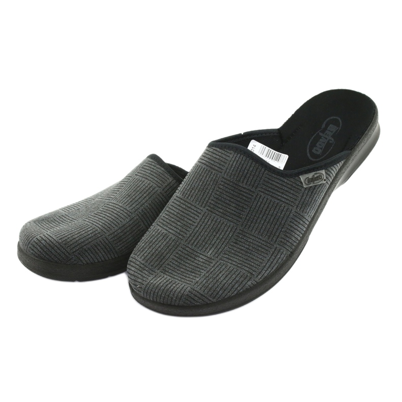 Zapatos befado hombre pu 548M014 negro gris 3