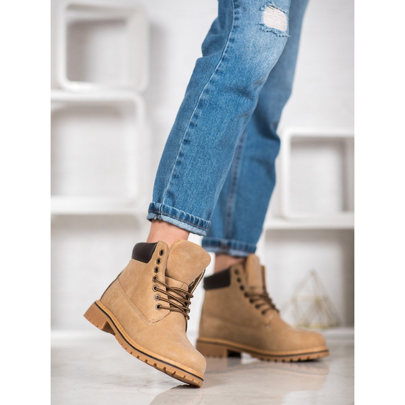 Haver Botas de montaña con cuero ecológico marrón 1