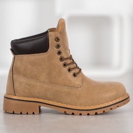 Haver Botas de montaña con cuero ecológico marrón 5