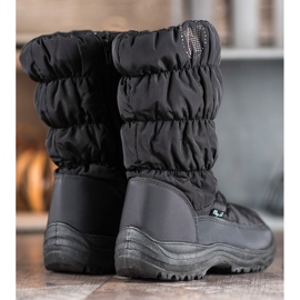 SHELOVET Botas de nieve negras negro 5