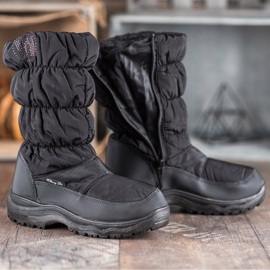 SHELOVET Botas de nieve negras negro 6