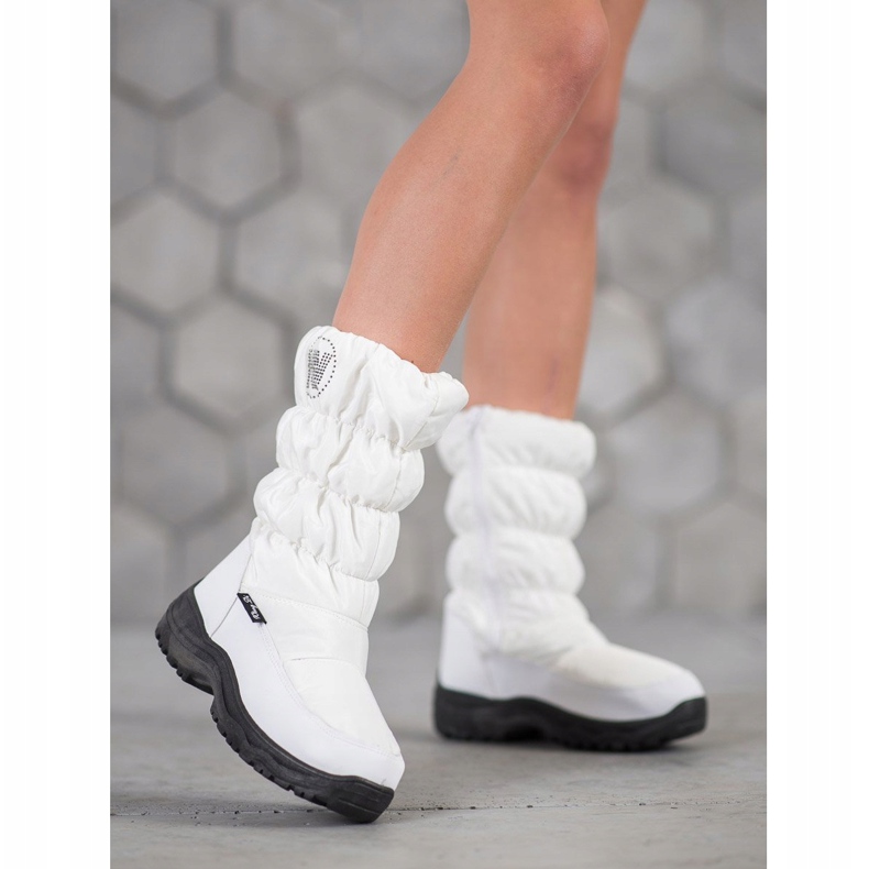 SHELOVET Botas de nieve blancas blanco 1