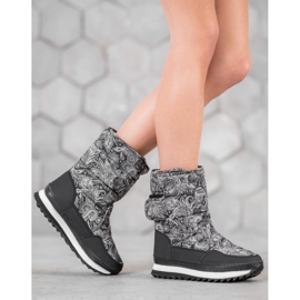 SHELOVET Botas de nieve para el invierno negro 3