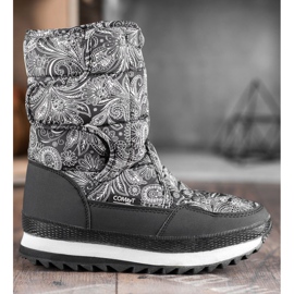 SHELOVET Botas de nieve para el invierno negro 5
