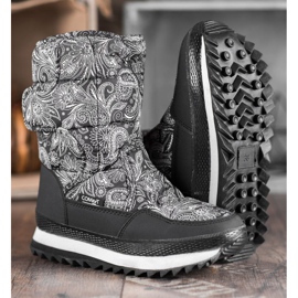SHELOVET Botas de nieve para el invierno negro 7