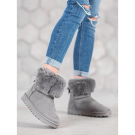 SHELOVET Mukluki con piel gris 3