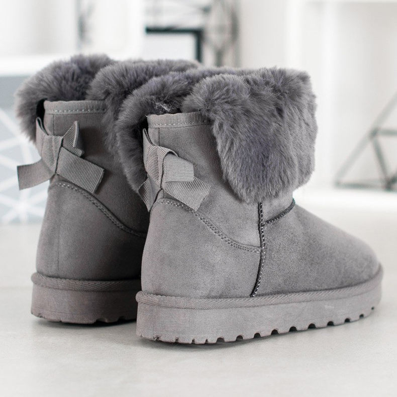 SHELOVET Mukluki con piel gris 1