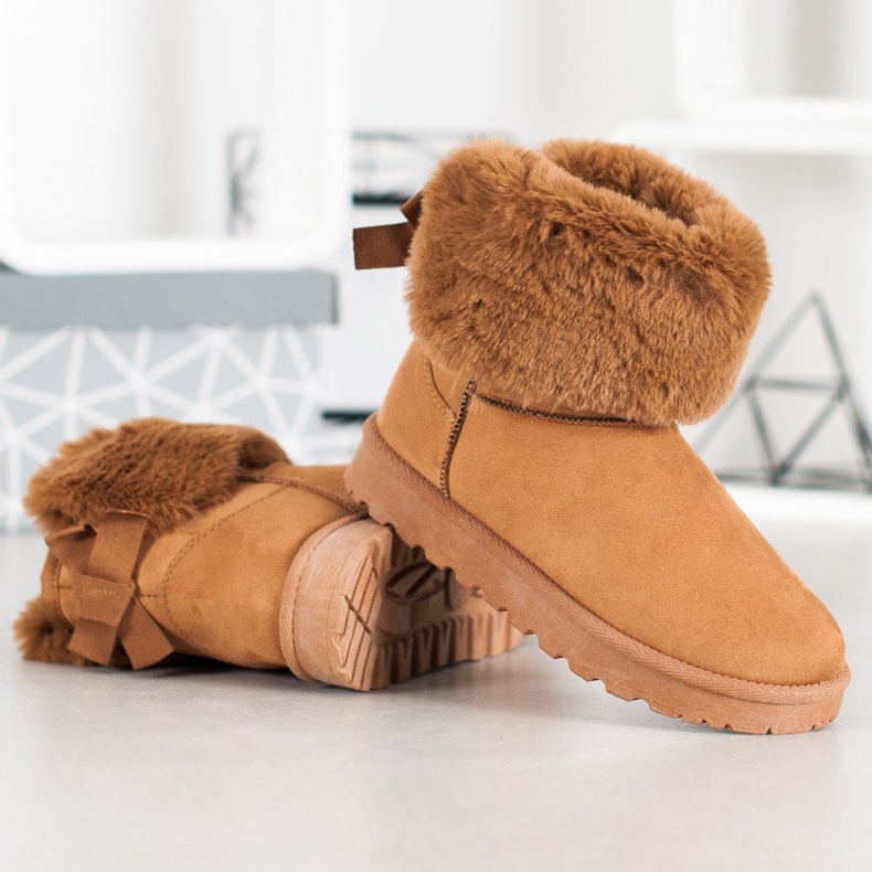 SHELOVET Mukluki con piel marrón 1