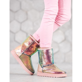 SHELOVET Mukluki con lentejuelas multicolor 1 SHELOVET Mukluki con lentejuelas multicolor 1