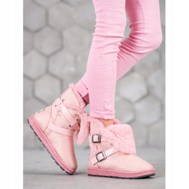 Bona Mukluki de ante con rayas rosa 1