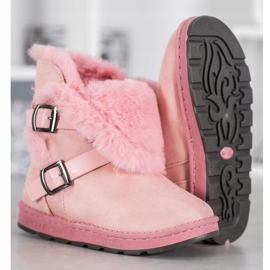 Bona Mukluki de ante con rayas rosado 5
