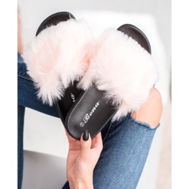 SHELOVET Zapatillas con estilo rosado 2 SHELOVET Zapatillas con estilo rosado 2