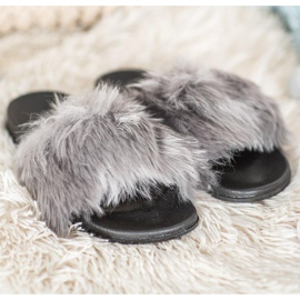 SHELOVET Zapatillas con estilo gris 1