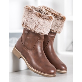 SDS Botas con vástago enrollable marrón 7