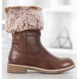 SDS Botas con vástago enrollable marrón 4