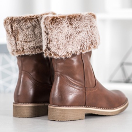 SDS Botas con vástago enrollable marrón 6