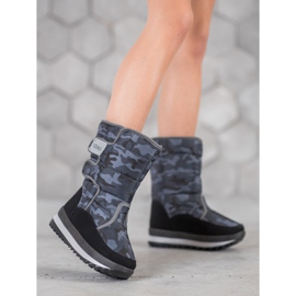 SHELOVET Botas de nieve Moro gris 7