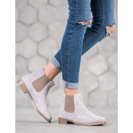 Sergio Leone Botines Chelsea grises 1