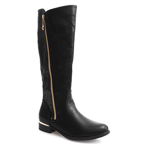 Botas caladas 6769 negro 1
