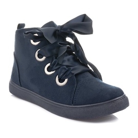 Botines de ante Arcos TL0147 Azul marino negro 1