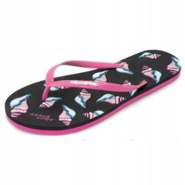 Chanclas Aqua-Speed ​​Napoli W 40874-49564 negro rosa 1