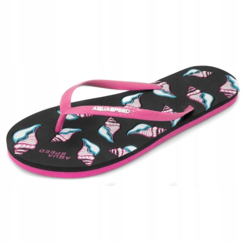 Chanclas Aqua-Speed ​​Napoli W 40874-49564 negro rosa 1