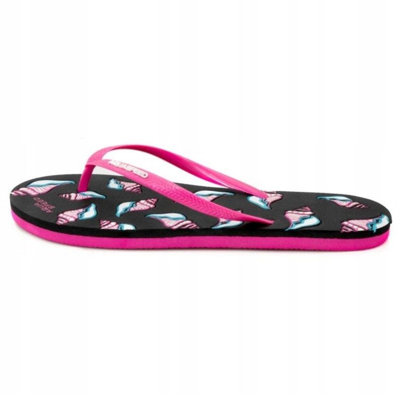 Chanclas Aqua-Speed ​​Napoli W 40874-49564 negro rosa 2