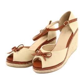 Vices Sandalias de cuña para mujer marrón 3 Vices Sandalias de cuña para mujer marrón 3