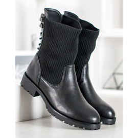 SDS Botas sin cordones negro 1