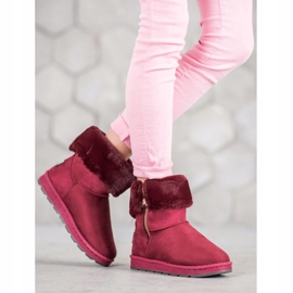 Bona Mukluki con mango enrollable rojo multicolor 1