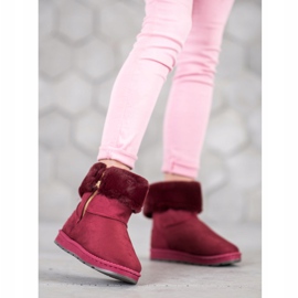 Bona Mukluki con mango enrollable rojo multicolor 2