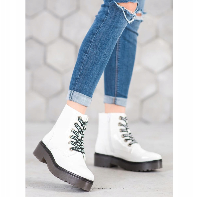 Sergio Leone Zapatos blancos en la plataforma 2