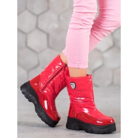 SHELOVET Botas cálidas de invierno rojo 1 SHELOVET Botas cálidas de invierno rojo 1