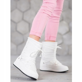 Small Swan Botas de nieve Moro blanco 4