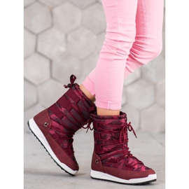 Small Swan Botas de nieve Moro rojo 1