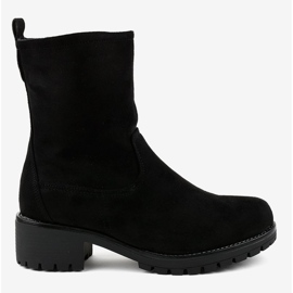 Botas altas de ante negro 8B905 2