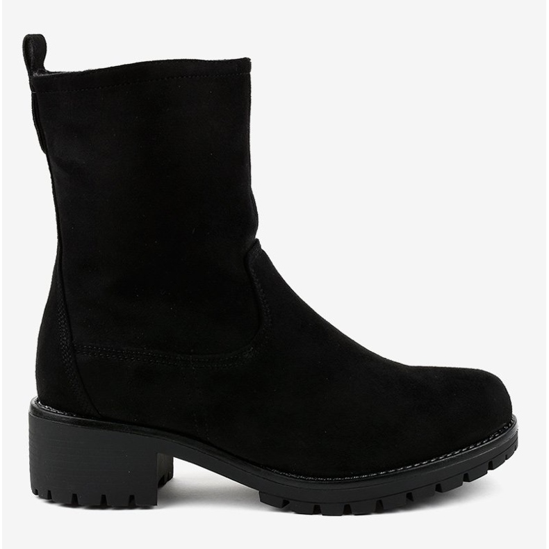 Botas altas de ante negro 8B905 2