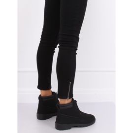 Botas negras de madera para mujer W-3033 Black II Type negro 3