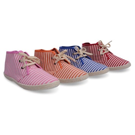 Botas Zapatillas Suela De Paja 2607 Rojo 1