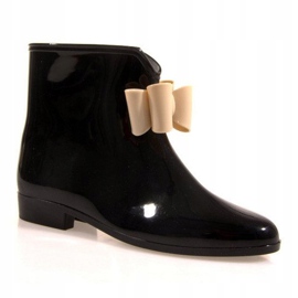 Botas de agua con lazo Y014 Negro 3