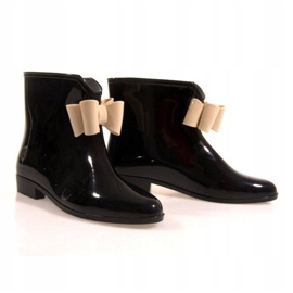 Botas de agua con lazo Y014 Negro 5