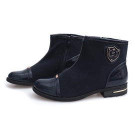 Botas elegantes, zapatos 1956 Navy azul marino 3