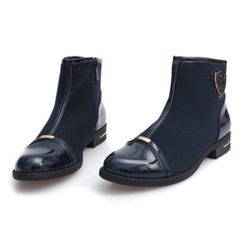 Botas elegantes, zapatos 1956 Navy azul marino 4
