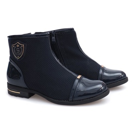 Botas elegantes, zapatos 1956 Navy azul marino 5