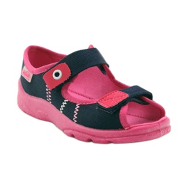 Calzado infantil befado 969Y105 azul marino rosado 1