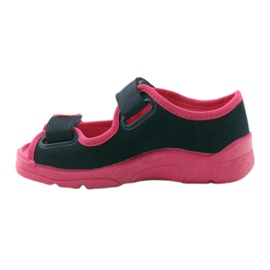 Calzado infantil befado 969Y105 azul marino rosado 2