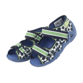 Calzado infantil befado verde 250P078 blanco azul marino 4