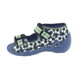 Calzado infantil befado verde 250P078 blanco azul marino 3